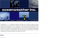 Desktop Screenshot of oceanweather.com